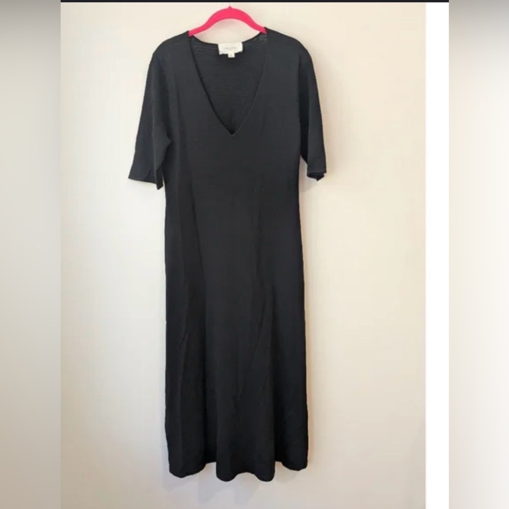 Pomander Place Black Midi Dress XXL